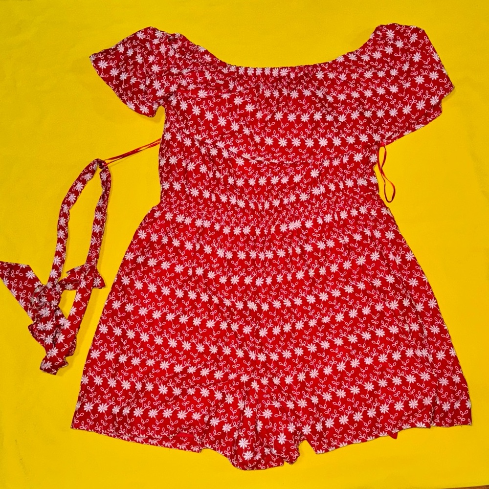 Lane Bryant Red romper